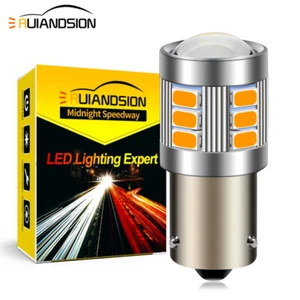 Ruiandsion BAU15S Ampoule LED Voiture Indicateur PW21W Clignotant 10-60V Jaune - Picture 1 of 11