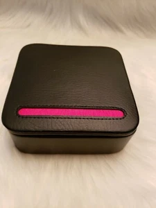 Dulwich Black Leather Jewelry Box - Picture 1 of 5