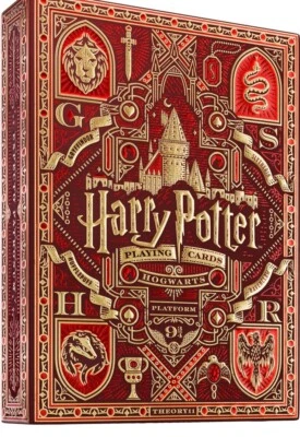 Cartas de póquer Theory 11 Harry Potter - rojas (Gryffindor) nuevas selladas Foto 1 de 4