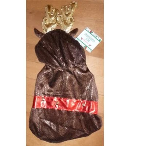 DOG COSTUME Christmas REINDEER Dress Up Size Small 10"-13" Grinch stole NWT - Picture 1 of 1