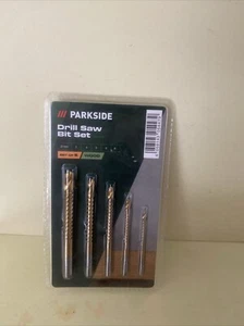 Parkside Drill Saw Bit Set PSB 6 A1 Set Of 5 Wood - Afbeelding 1 van 5