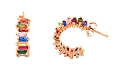 Handmade Earrings Jewelry Made of Sterling Silver, Turkish Silver Earrings - Image 1 of 2