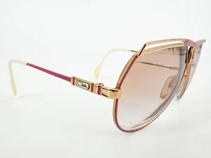 True ORIGINAL Vtg Cazal 954 W.Germany Sunglasses FRAMES 359 Gold Purple K429 - Picture 1 of 8