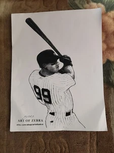 AARON JUDGE art print/poster New York Yankee Art Of Zebra - Picture 1 of 3