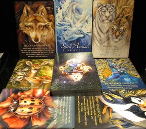 SEALED BRAND NEW! SPIRIT OF THE ANIMALS CARDS ORACLE WITH BOOK & SPREADSHEET - Imagen 1 de 12