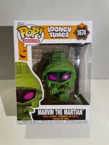 Funko Pop: Looney Tunes - Marvin il marziano come mummia #1674 - Nuovo con scatola - Foto 1 di 7