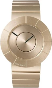 NY0N005 ISSEY MIYAKE TO Tokujin Yoshioka Design Watch Gold Stainless Steel New - Picture 1 of 1