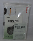 Broschüren/Handbuch für Canon EOS 20D 8,2 MP digitale Spiegelreflexkamera