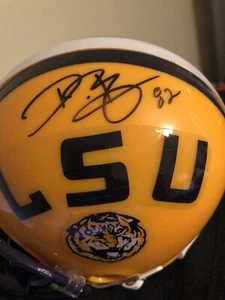 Dwayne Bowe LSU Football Signed Mini Helmet Auto IP Autograph - Picture 1 of 4
