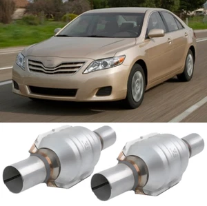 For Toyota Camry LE SE XLE 2PCS 2" Inlet/Outlet Catalytic Converter EPA Approved - Picture 1 of 12