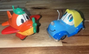 Vintage 1970 Walt Disney Susie The Little Blue Car  & Pedro Plane Tomy Rare Toys - Picture 1 of 21
