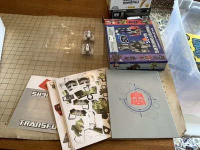 Hasbro Transformers Wars Optimus Prime vs Megaton Build Paper Craft Kit Robots  - Image 1 of 4