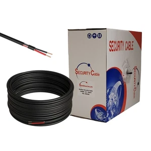500FT Outdoor Alarm Security Cable 18AWG SOLID CCA 18/2 Direct Burial Bulk Wire - Picture 1 of 5