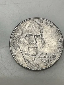 2015 P 5 Cent Us Coin Error - Picture 1 of 3