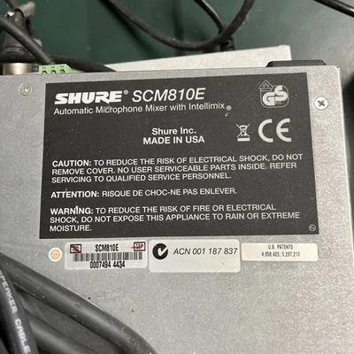 Verstärker SDV 2250 T Anlage Strässer Stuttgart mit Shure SCM810E Mischer - Bild 1 von 4
