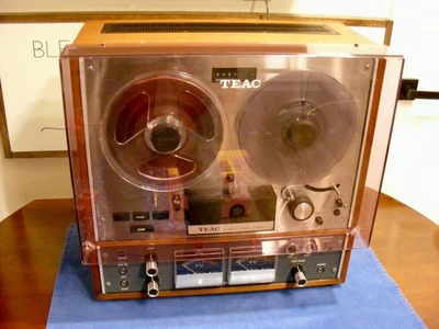 ¡TAPA DE CINTA CARRETE A CARRETE TEAC A-4010S! ¡INCREÍBLE ESTADO CON TODO EL PAPELEO ORIGINAL!! Foto 1 de 4