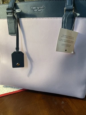 Bolso de hombro Kate Spade New York grande Cameron de cuero lavanda Foto 1 de 4