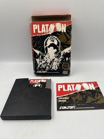 Platoon (Nintendo Entertainment System NES) Authentic CIB Complete