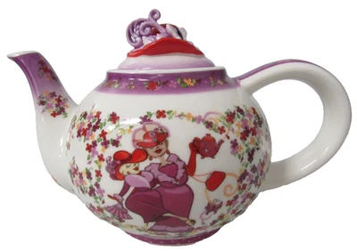 Red Hat Society  TEAPOT  Cardew Design Officially Licensed Signed 2004 - Image 1 of 4