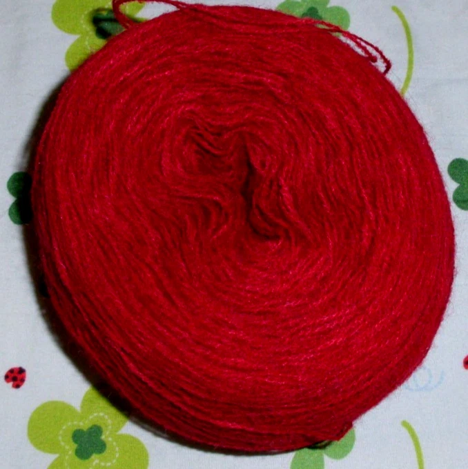 1-1 Ply Lace Blending Yarn in Dark Red--3 Total oz - Image 1 of 2