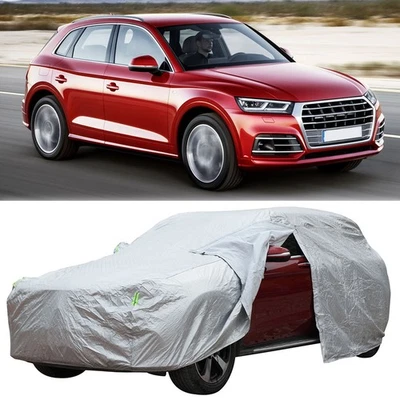 Cubierta de coche exterior impermeable protección contra el polvo con cremallera para Audi Q5 SQ5 hatchback Foto 1 de 4