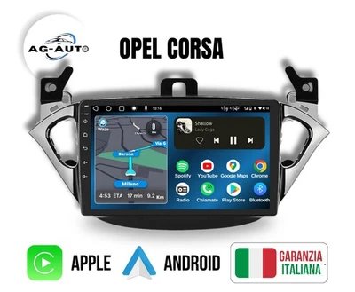 Opel Corsa E - 9 pollici (2015/2019)  Autoradio 2 Din Android + Carplay + GPS - Immagine 1 di 4