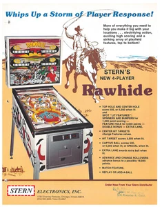 Pinball estrella cuero crudo - volante/folleto/anuncio/ - Imagen 1 de 1