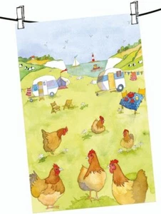 Toalla de té de algodón glamping Emma Ball de Emma Ball - Imagen 1 de 1