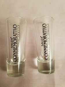 Sauza Conmemorativo Tequila Oro Naturale Bicchiere Colpo Alto Lotto di 2 - Foto 1 di 3