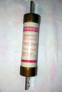 GOULD SHAWMUT TRI-ONIC FUSE 200Amps 600VAC (FU016) - Picture 1 of 2
