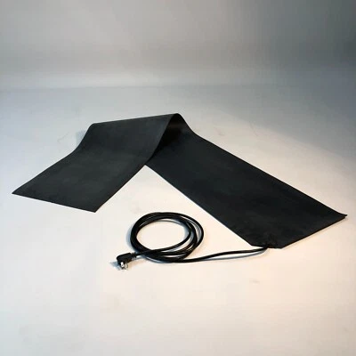 TEMPURTECH 12" x 15' Heat Rubber Mat 120V | 2.25A Ice Dam Melting Mat w/ Plug - Image 1 of 4