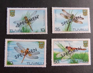 Tuvalu 1983 Dragonflies SG217/20 SPECIMEN MNH UM Unmounted mint - Bild 1 von 1