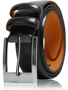Cinturones de cuero genuino para hombre cinturón de vestir para hombre de gama alta muchos colores y tamaños - Imagen 1 de 19