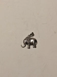 Elefant Anhänger Sterlingsilber und Diamant - Bild 1 von 3