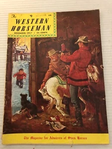 b WESTERN HORSEMAN Magazine December 1957 ROPING & RIDING Shoes of Iron - Bild 1 von 2