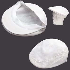Summer Mesh Ivy driving Hat Kangol style Golfers Hat S/M & L/XL *WHITE* - Picture 1 of 5