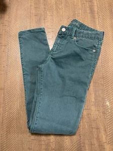 Gap Kids Girls 1969 Super Skinny Jeans 12 regular green - Picture 1 of 5