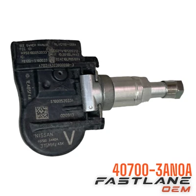 2011-2016 NISSAN ALTIMA TIRE PRESSURE MONITORING SENSOR NEW OEM 40700-3AN0A - Image 1 of 4