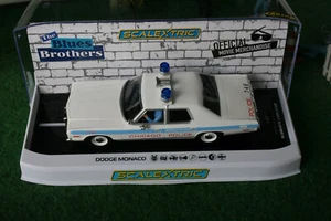 Scalextric 1:32 C4407 Dodge Monaco Blues Brothers Chicago Police - Bild 1 von 1