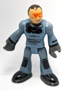 FISHER PRICE Imaginext FIGHTER FLYER MAN w/ GREY SUIT & ORANGE SUNGLASSES - Picture 1 of 4