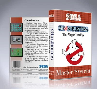 Sega Master System Case - NO GAME - Ghostbusters - Image 1 of 3