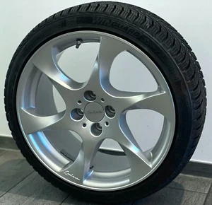 4x Lorinser Speedy SILVER Winter Kompletträder 17 Zoll Smart ForTwo 453 ForFour - Bild 1 von 2