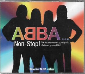 ABBA Non-Stop 3CD 42 ABBA's Greatest Hits Non-Stop Party Mix Dance Mint