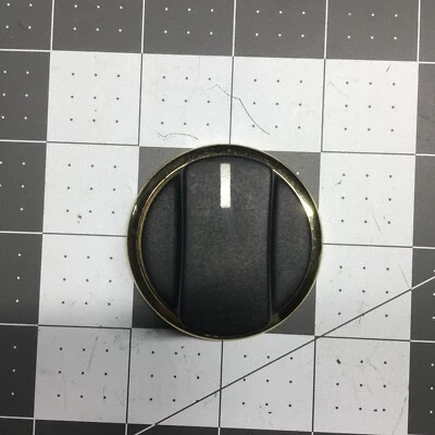 Viking OEM Oven Mode Knob Black w/ Brass Bezel PB010148 PB010153 - Image 1 of 4