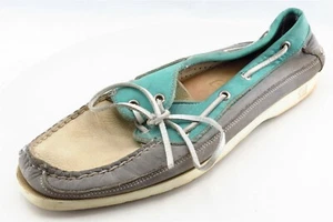 Scarpe da barca Dexter taglia 9,5 M blu in pelle da donna - Foto 1 di 6