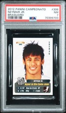 2012 Panini Campeonato Brasileiro Neymar Jr. #306 PSA 7