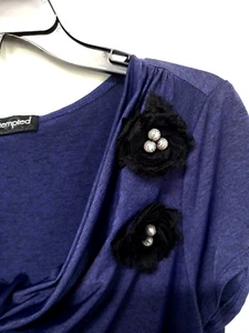 Tempted Damen Pullover elegante Tunika seitlich gerockt/Swagausschnitt Gr. XL - Bild 1 von 8