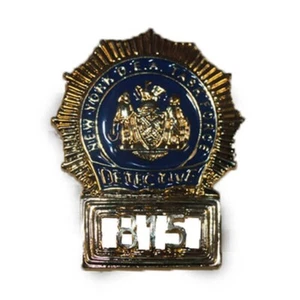 PLACA CARTERA METALICA AMERICANA DETECTIVE + CARTERA PORTAPLACAS - Imagen 1 de 2