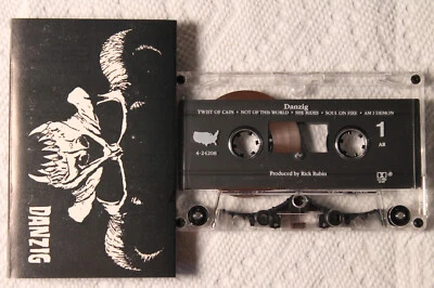 Danzig - S/T US orig' Def Am cassette FULLY SIGNED Misfits Samhain 1988 TESTED - Image 1 of 4