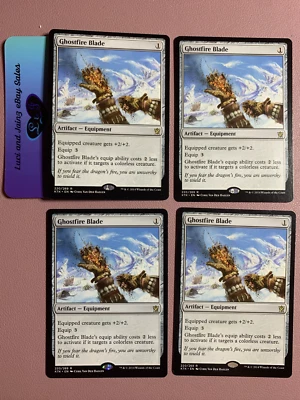 Ghostfire Blade x 1 - Khans Of Tarkir - Rare - MTG - Image 1 of 2